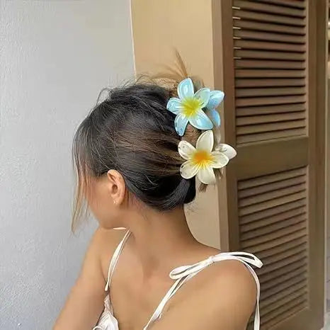 Saccer- Pinces à cheveux femme style hawaïen
