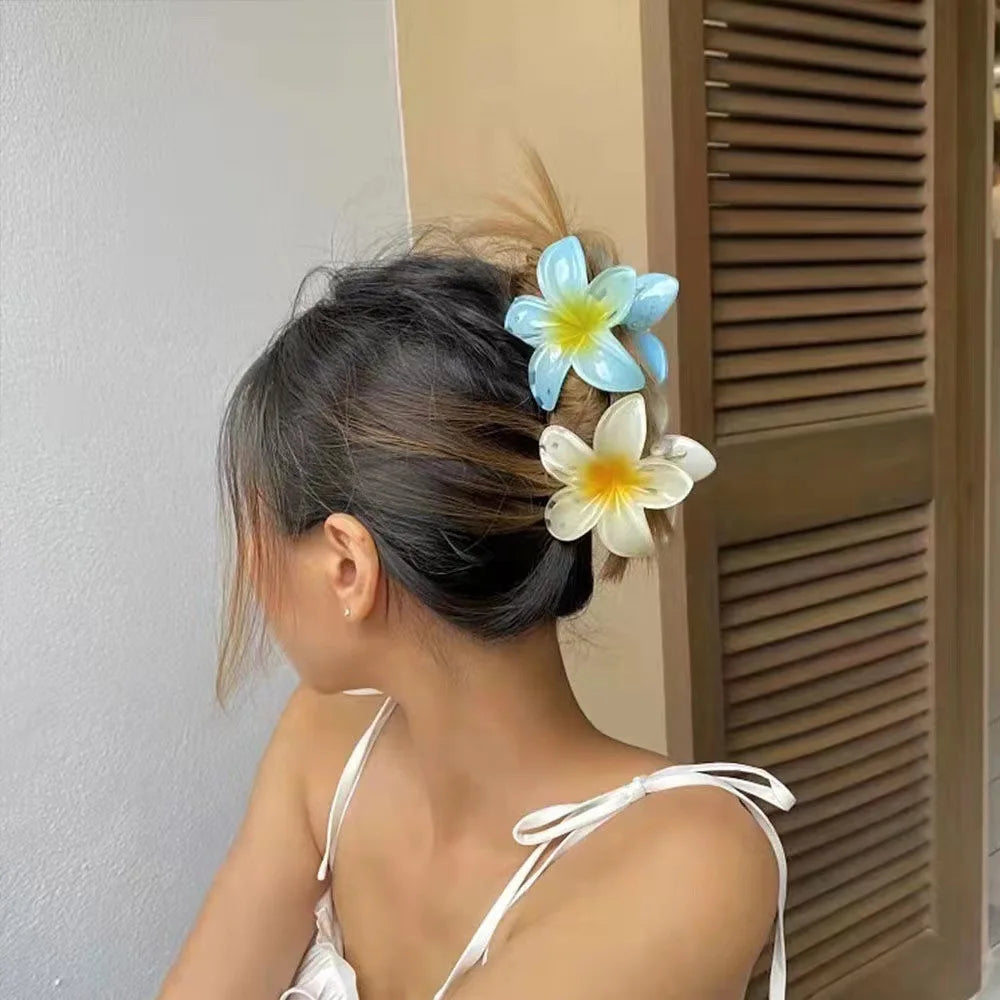 Saccer- Pinces à cheveux femme style hawaïen