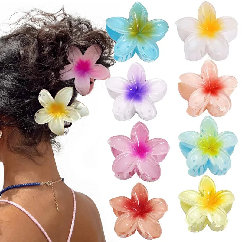 Saccer- Pinces à cheveux femme style hawaïen