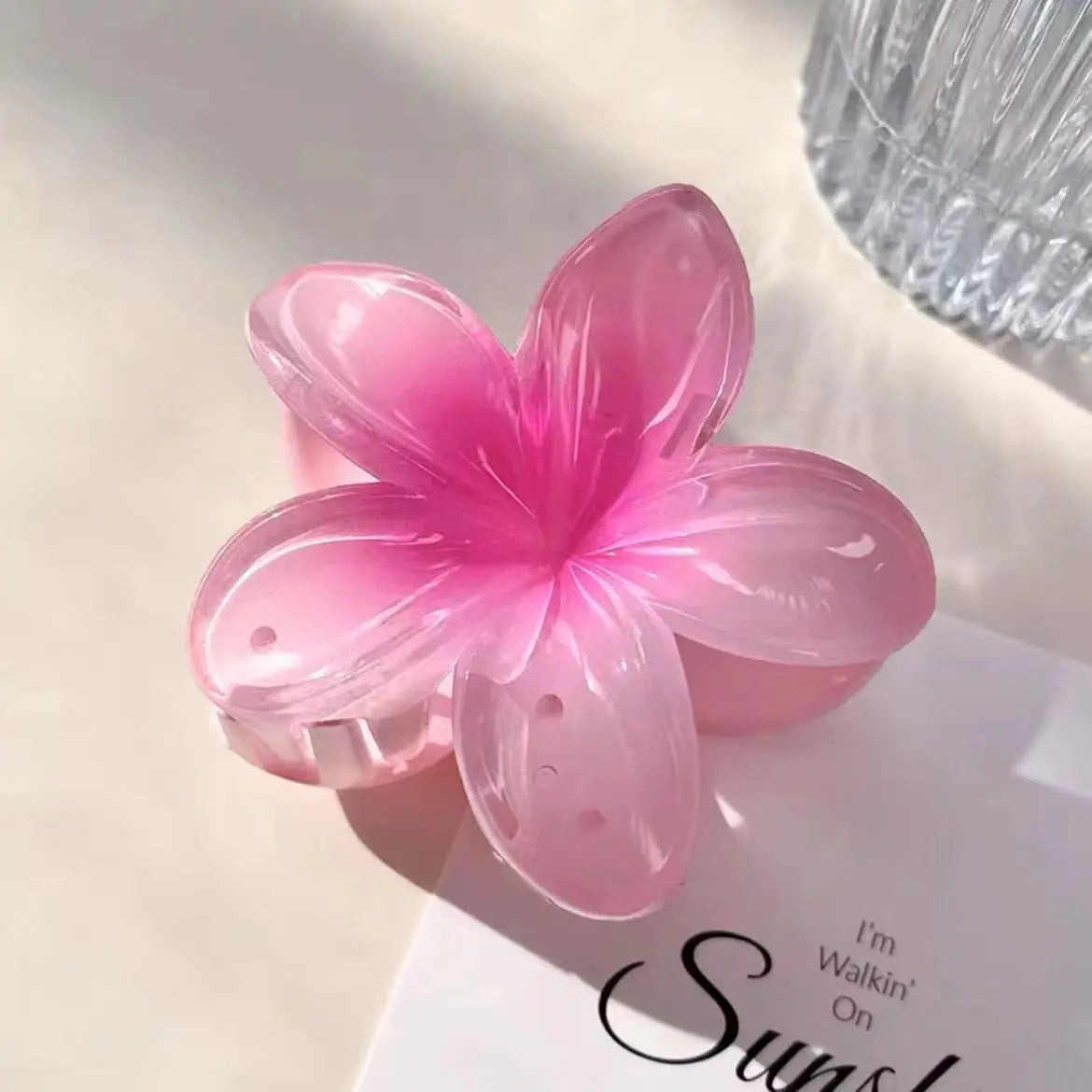 Saccer- Pinces à cheveux femme style hawaïen