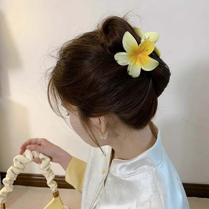 Saccer- Pinces à cheveux femme style hawaïen