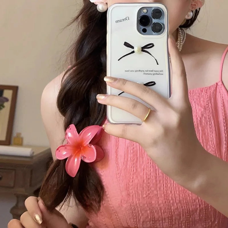 Saccer- Pinces à cheveux femme style hawaïen